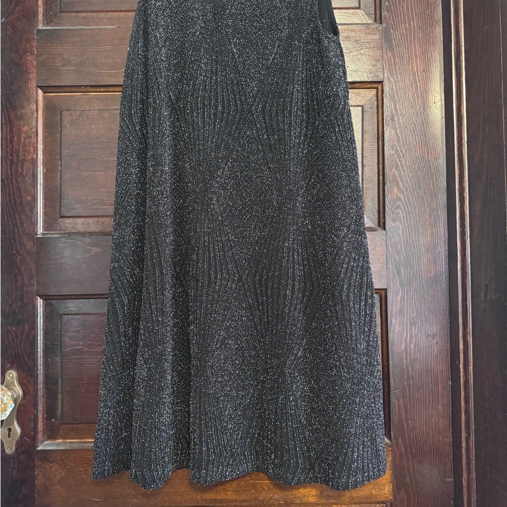 Everly Shimmering Black Dress